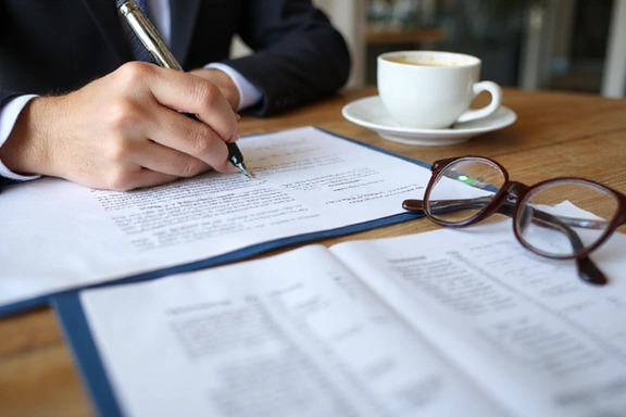 Dokumentenprüfung für Immobilieninvestition