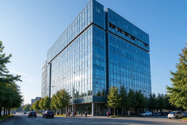 Modernes Bürogebäude in Frankfurt