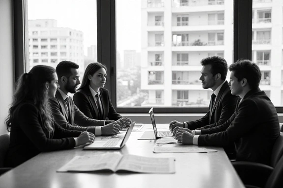 EstateEdge Capital Gründungsteam bei der Arbeit